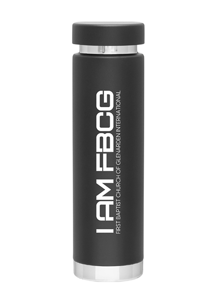 I AM FBCG Black Stainless Tumbler
