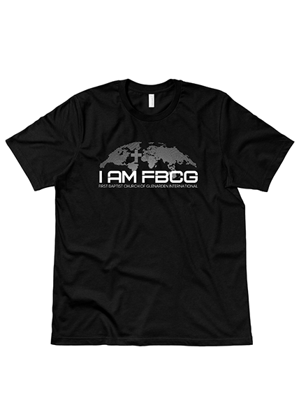 I AM FBCG Unisex Black Short Sleeve Tee