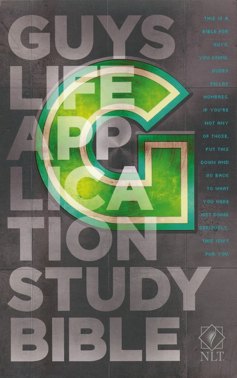 9781414375120 NLT Guys Life Application Study Bible, Hardcover