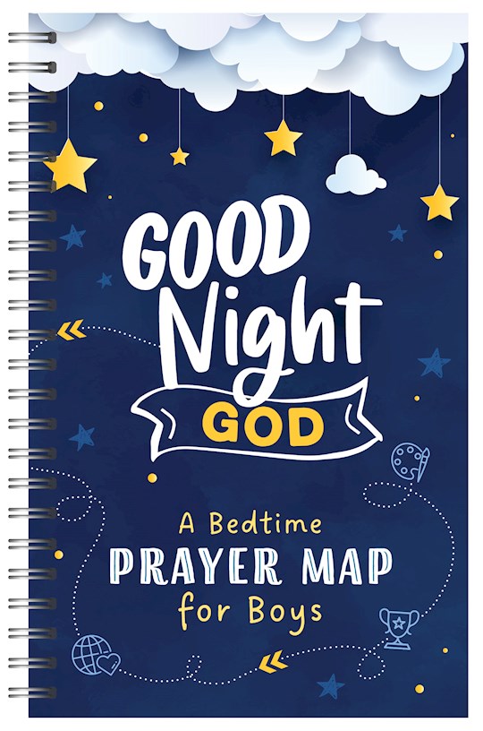 9781636093888 Good Night, God: A Bedtime Prayer Map for Boys