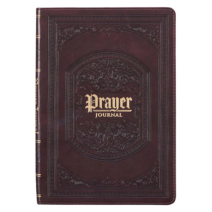 9781642726398 Faux Leather Prayer Journal, Brown