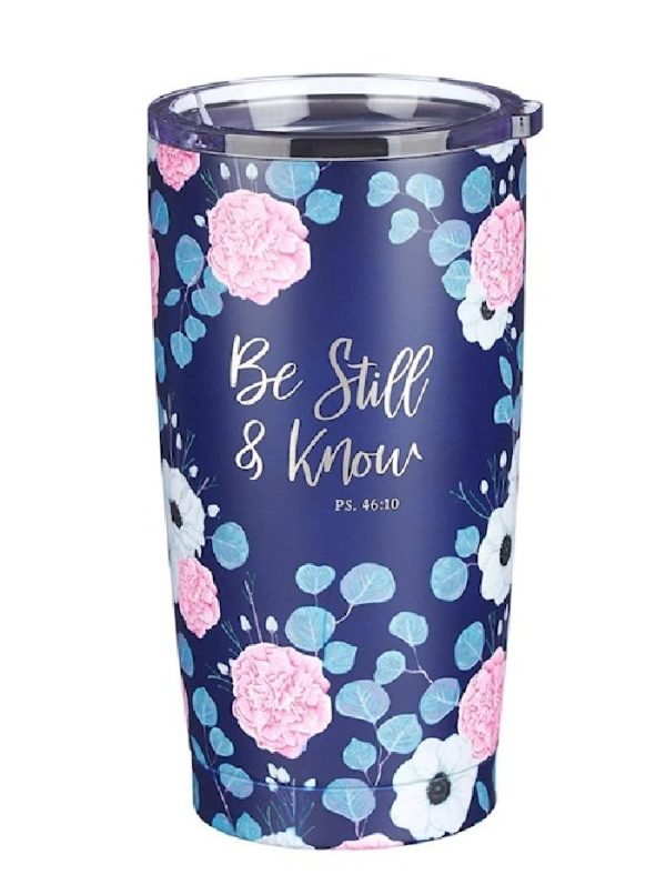 Be Still and Know Stainless Steel Travel Mug