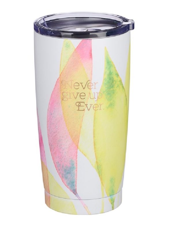 Never Give up Travel Mug