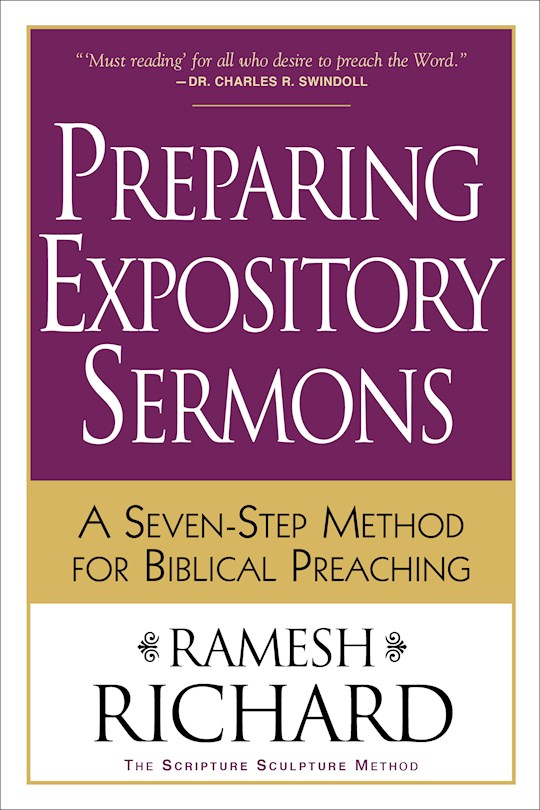 9780801091193 Preparing Expository Sermons: A Seven-Step Method for Biblical Preaching