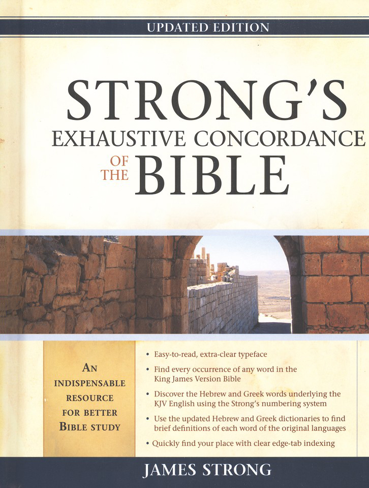9781598563788 Strong's Exhaustive Concordance of the Bible