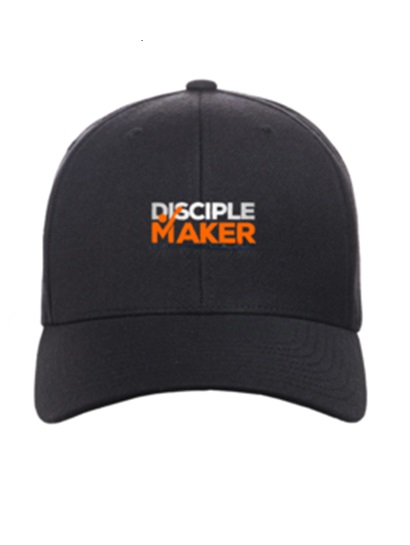 9990039976 Disciple Maker Black Premium Curved Visor Snapback Cap
