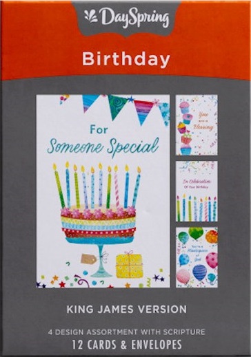 For Someone Special Box of 12 Birthday Cards, KJV