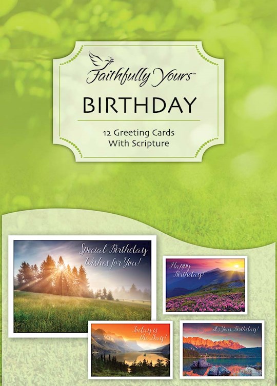Sunshine, Birthday Cards, Box of 12