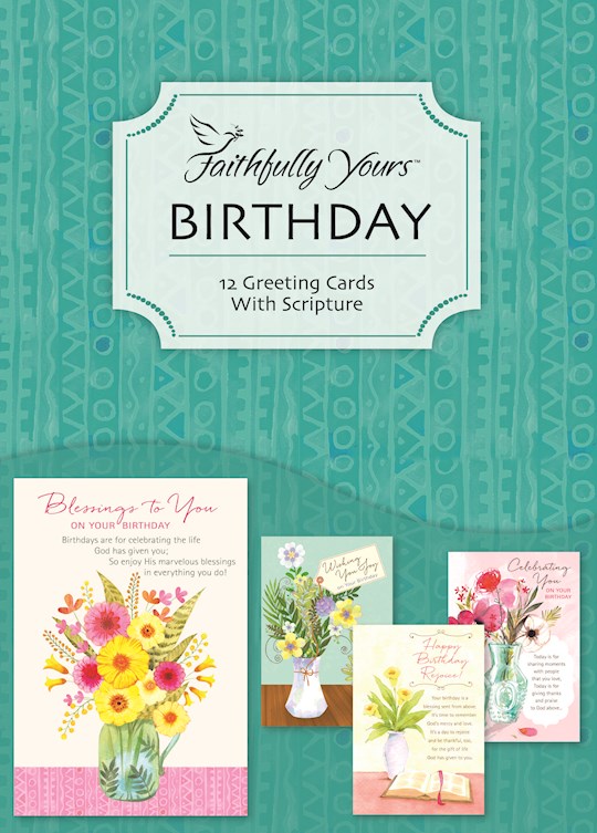 Birthday, Bless Your Day Box of 12 Birthday Cards, KJV