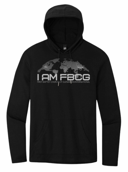 I AM FBCGI Featherweight Hoodie, Black
