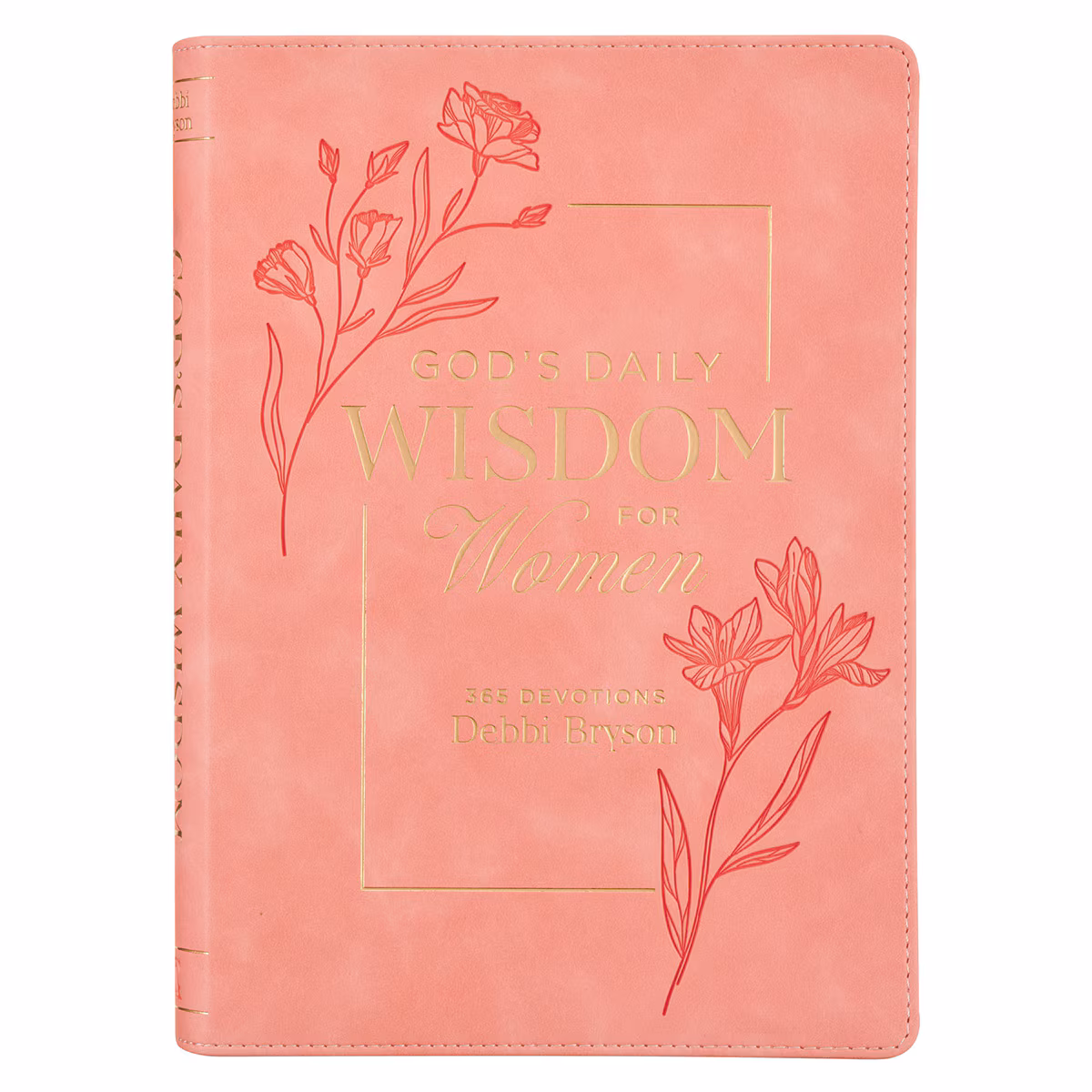 DEV305 God’s Daily Wisdom for Women Pink Faux Leather Daily Devotional